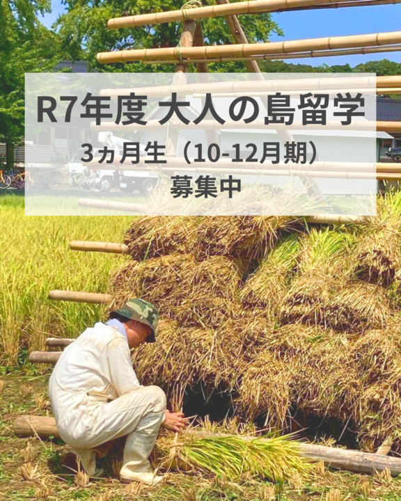 【R7年度｜３ヶ月生 10-12月期】島の農業を一緒につくる3ヶ月を過ごしてみませんか？